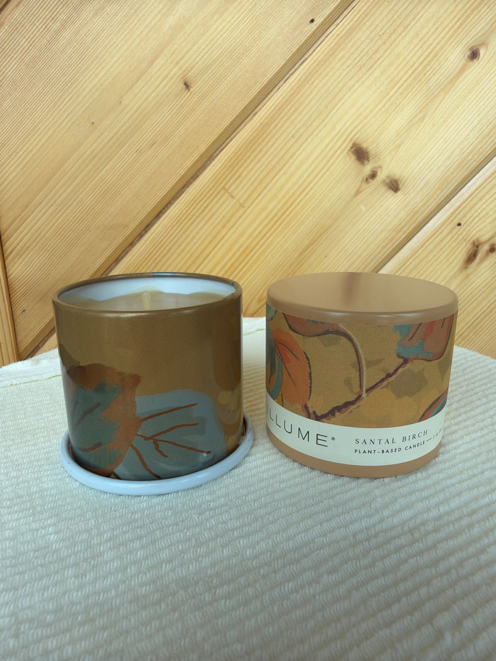 Santal Birch Tin Candle