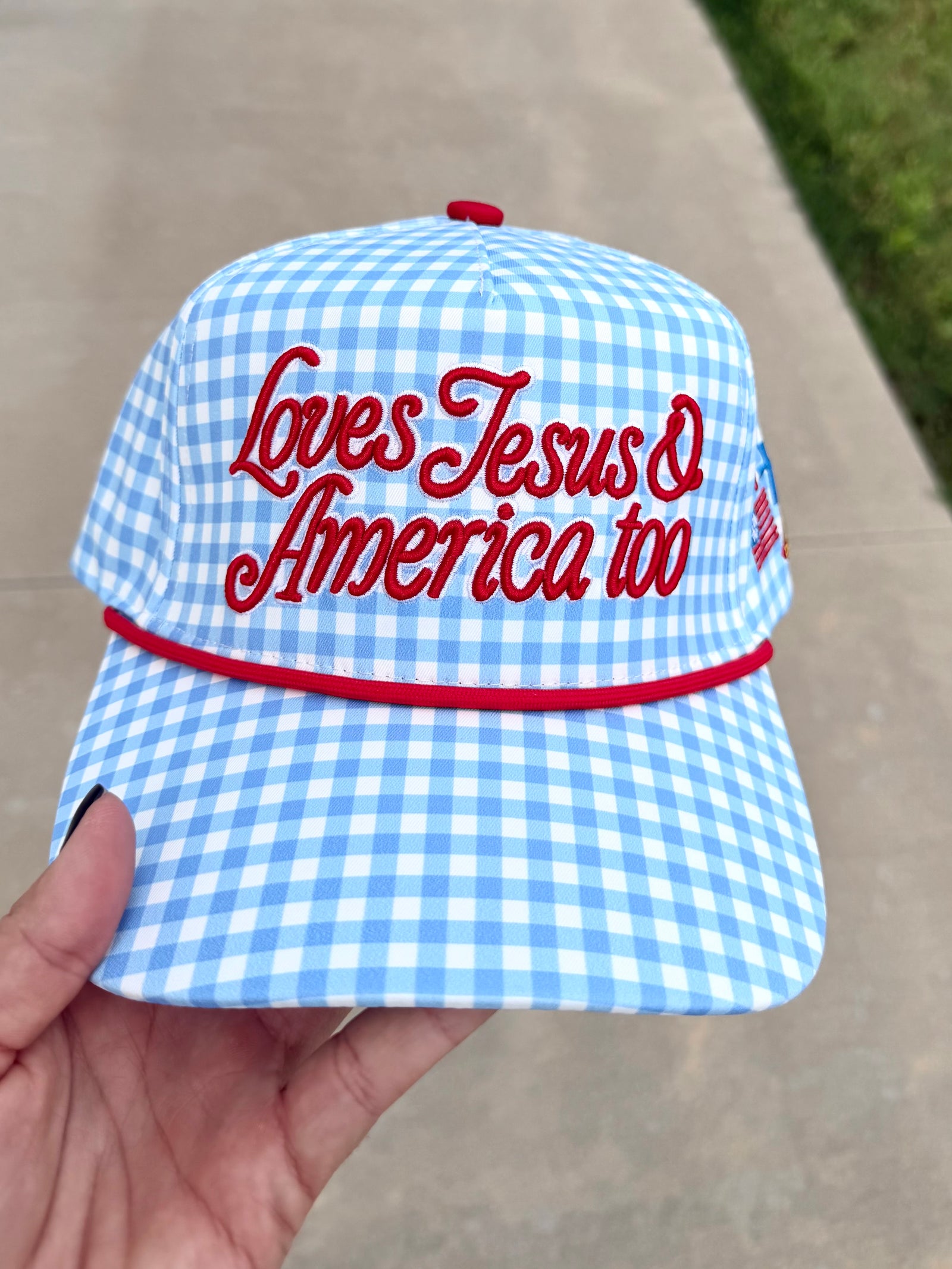 Loves Jesus & America Too Hat
