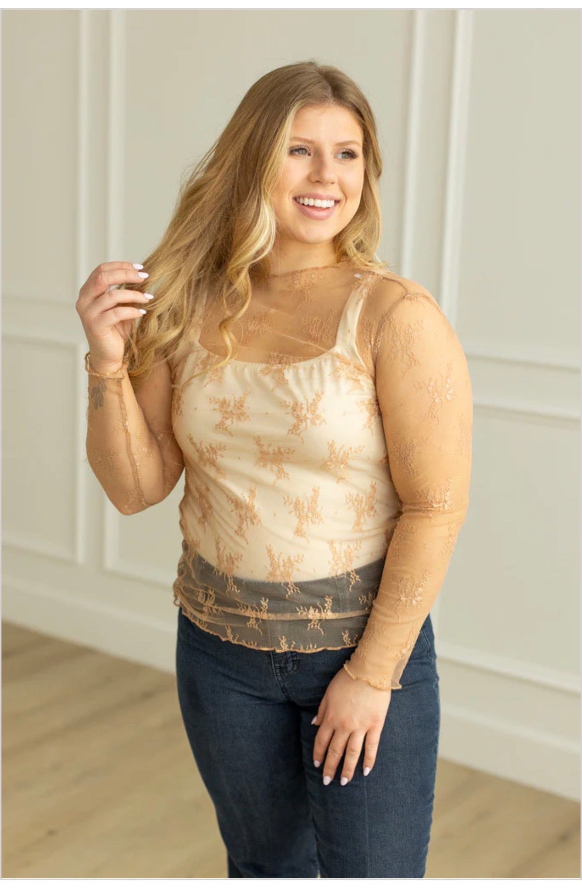 Floral Sheer Top
