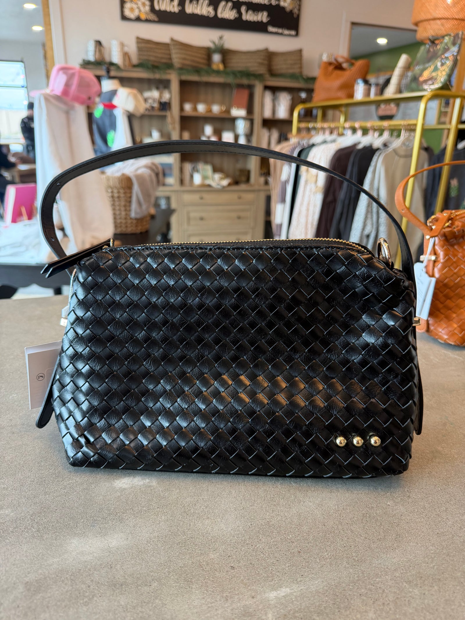 Harper Hobo Woven Shoulder Bag