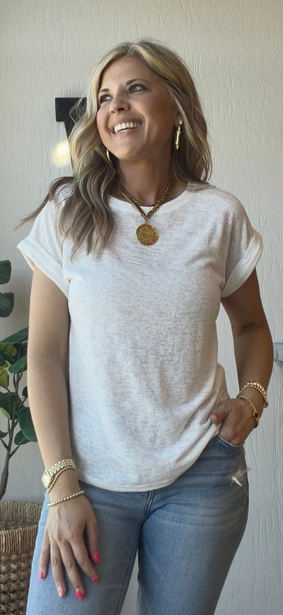 Modern Cuff Tee